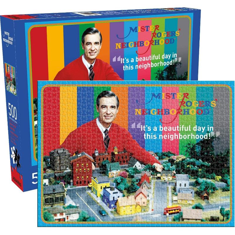 NMR Distribution Mister Rogers 500 Piece Jigsaw Puzzle
