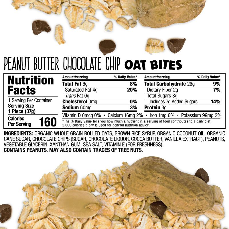 Bobo's Peanut Butter Chocolate Chip Bites- 6.5oz