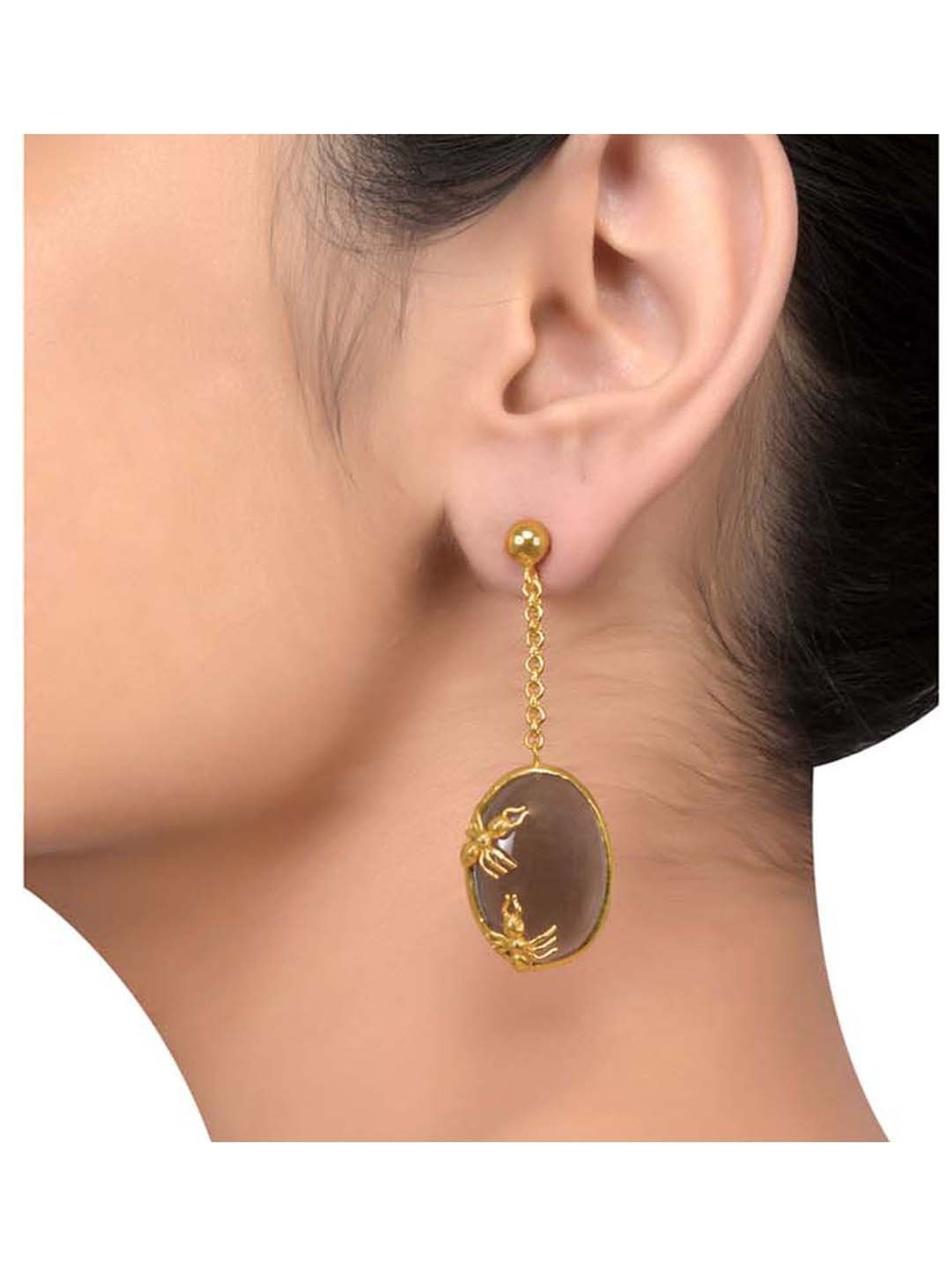 Tribe Amrapali 92.5 Sterling Silver Earrings