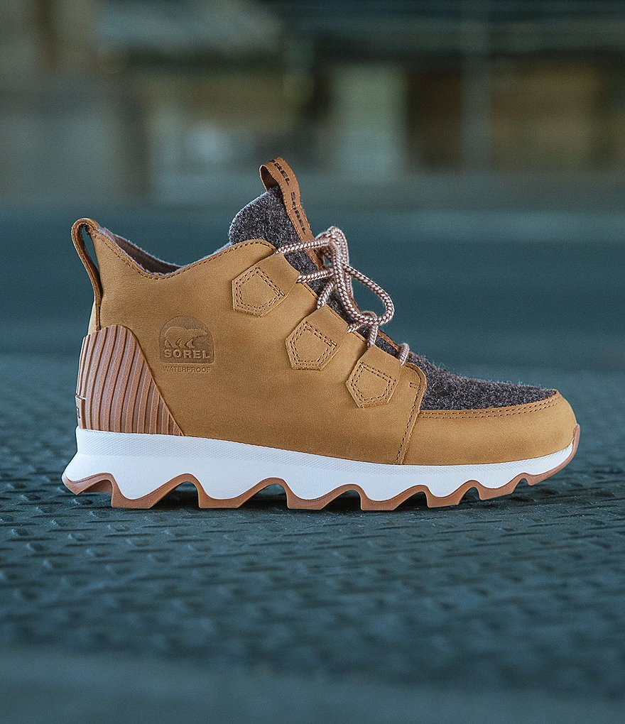 Sorel Kinetic Waterproof Leather Caribou Sneakers