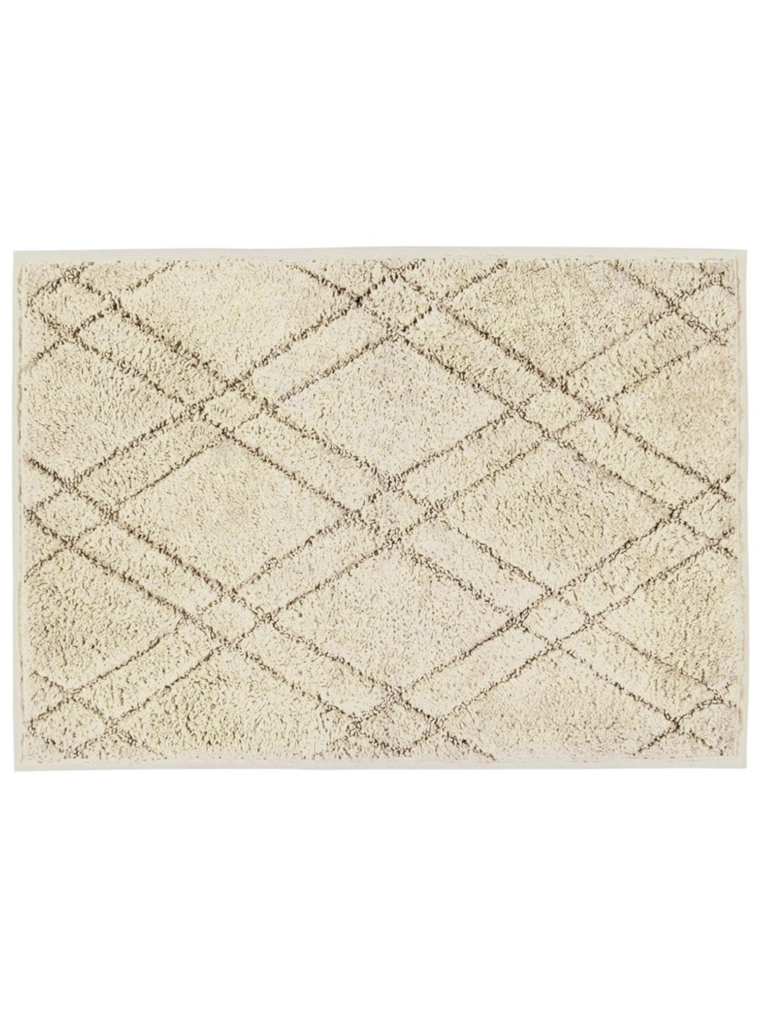 Freelance Beige Cotton Set of 1 Bath Mats and Rugs