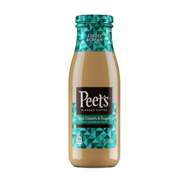Peet's Coffee Iced Coffee & Cream - 13.7 fl oz Bottle