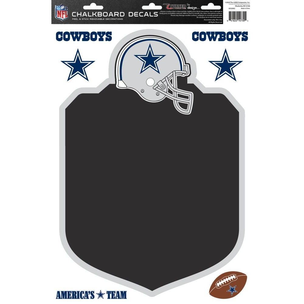 Turner Licensing,  NFL Dallas Cowboys Chalkboard Decals