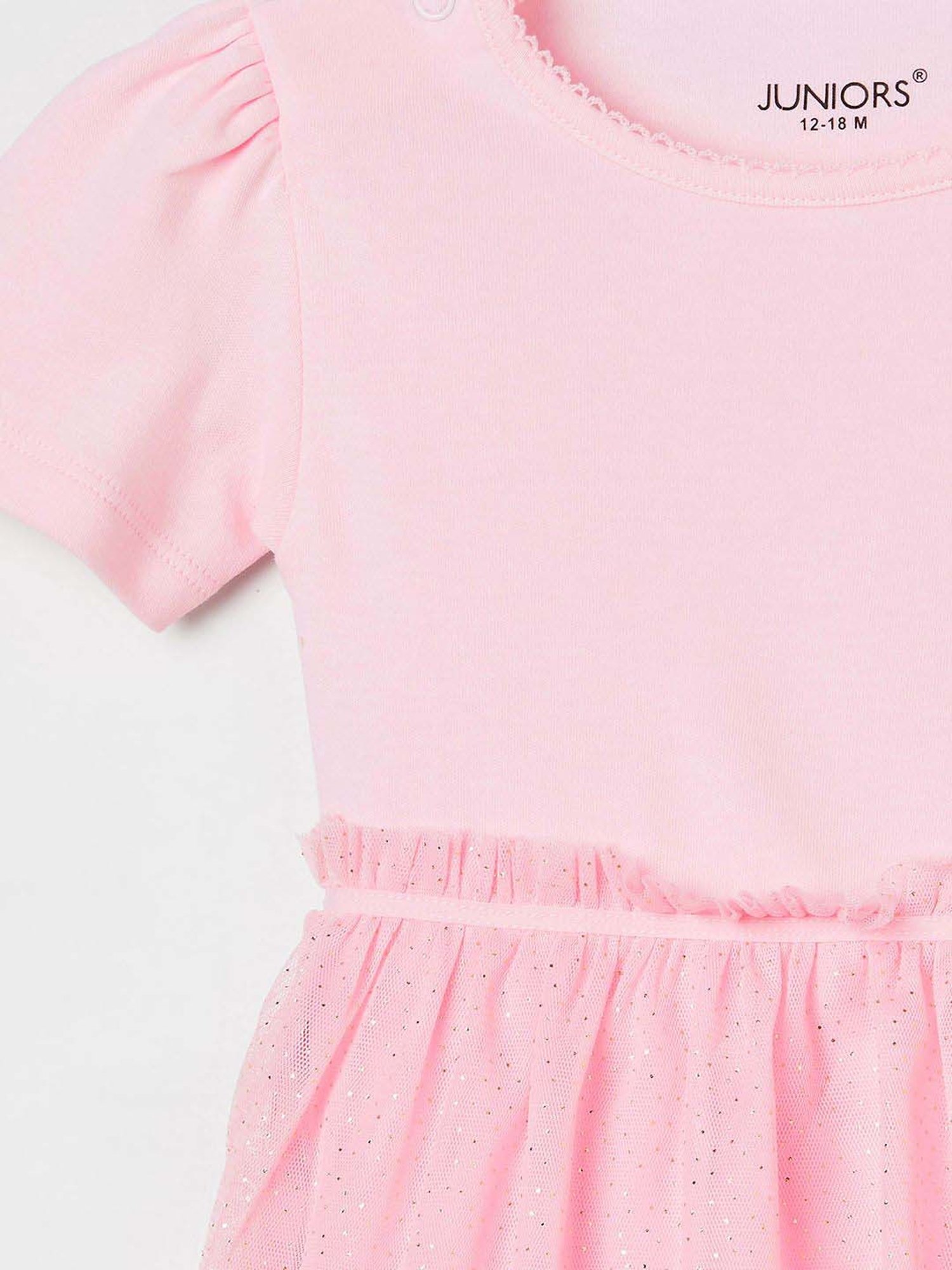 Juniors by Lifestyle Kids Light Pink Cotton Dress