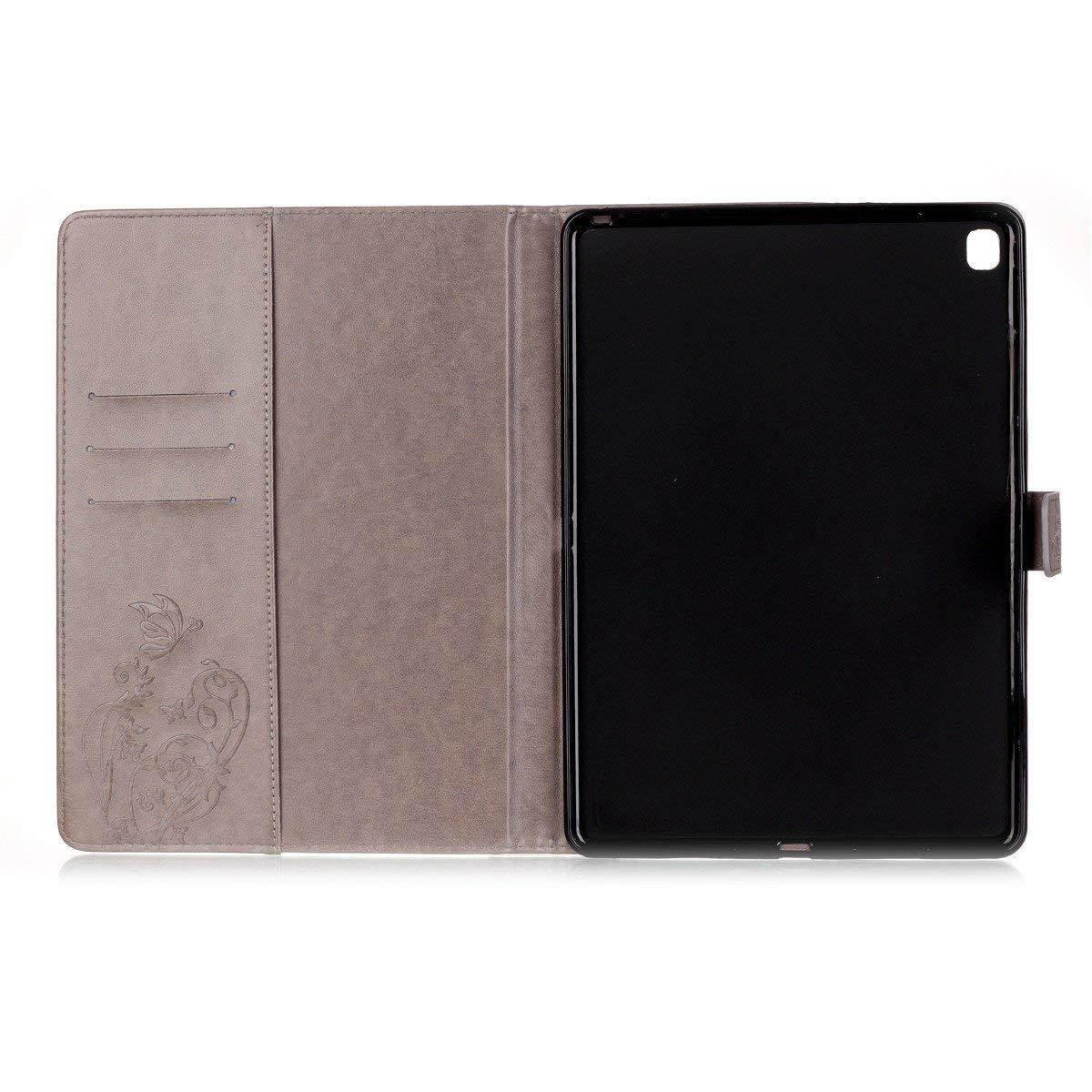 iPad Pro 9.7 Case, Newshine Auto Wake Up/Sleep Cover PU Leather Flip Kickstand/Wallet Smart Case with Magnetic Closure Card Slots for Apple iPad Pro 9.7 (2016 Release) (5 Gray)