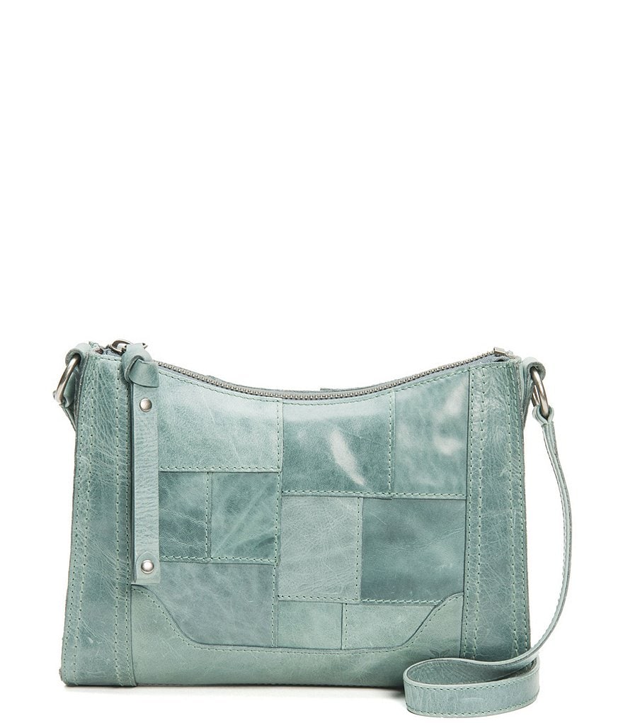Frye Melissa Patchwork Leather Top Zip Crossbody Bag
