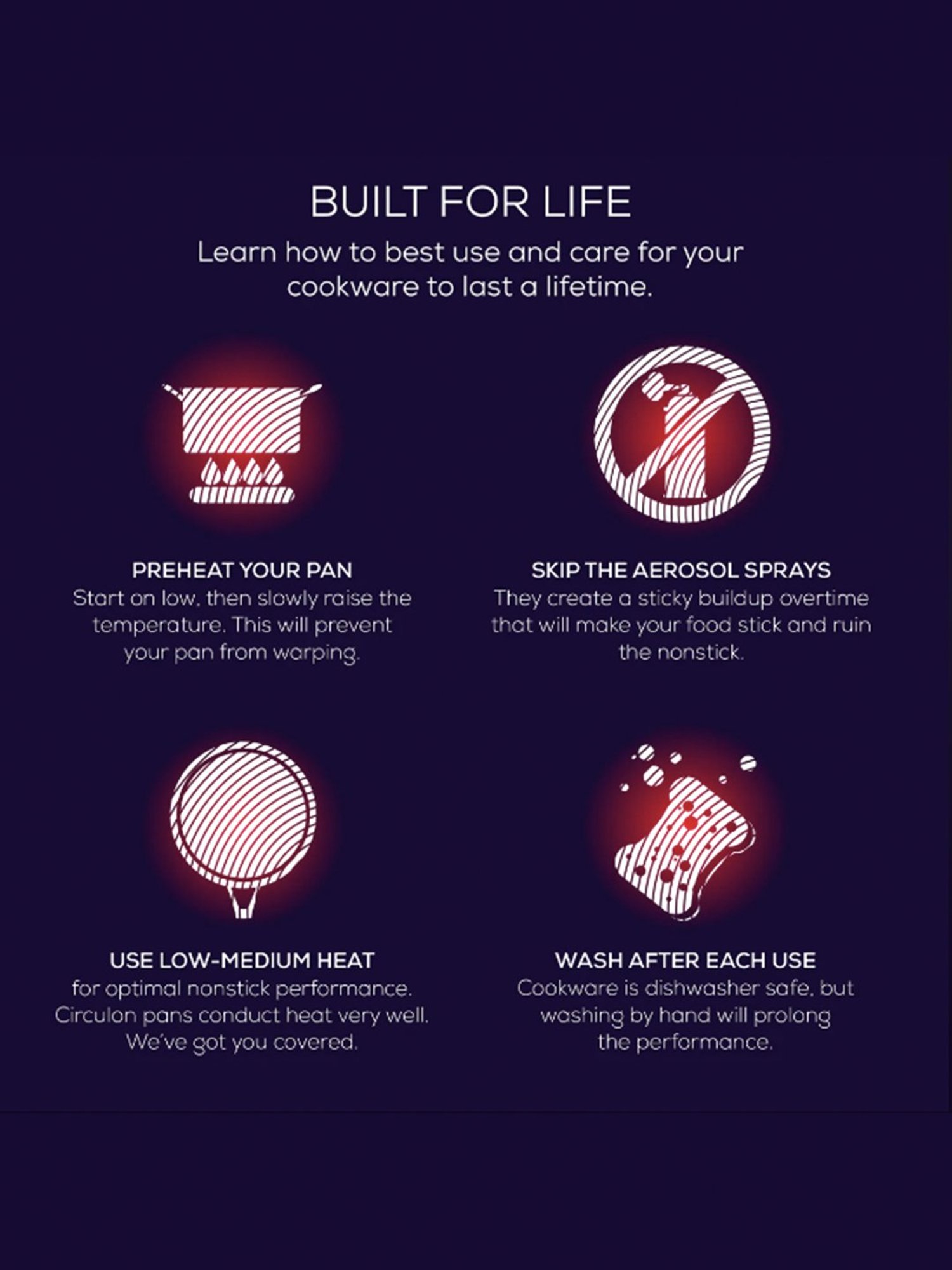 Circulon Silver Stainless Steel Non-Stick Casserole with Lid (7.63 L)