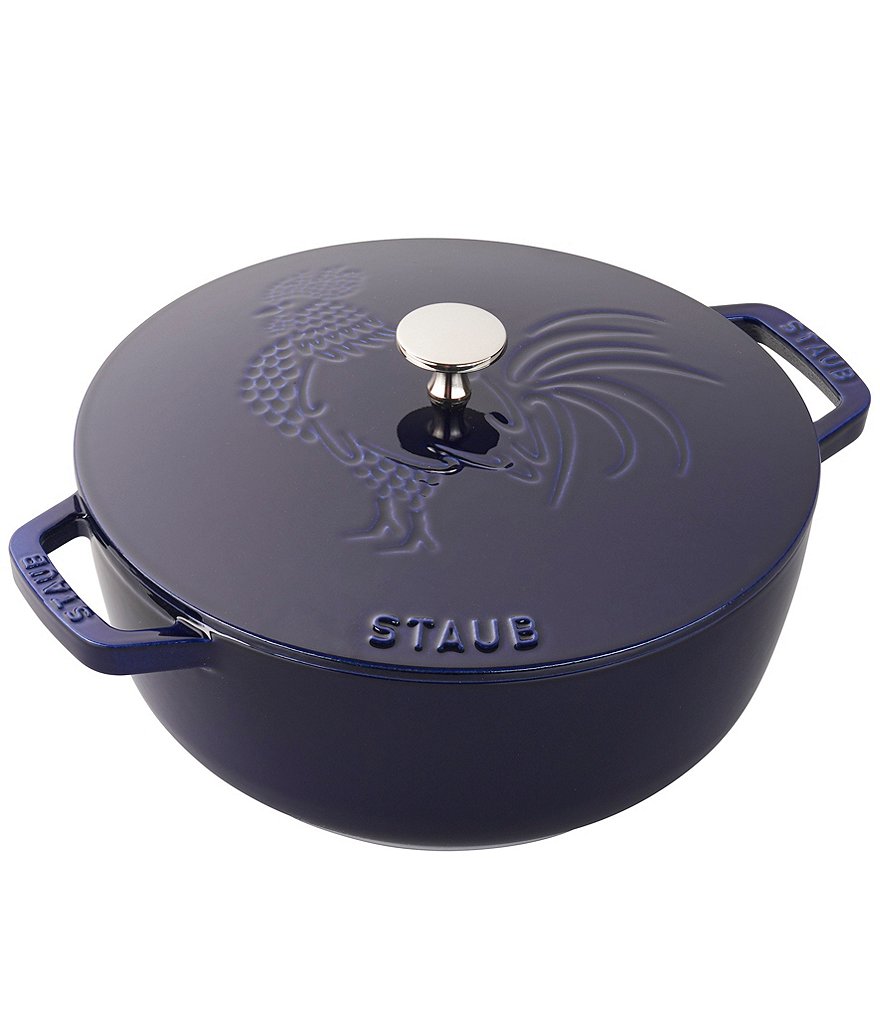 Staub Cast Iron 3.75qt Essential Dutch Oven with Rooster Lid