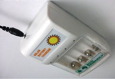 1W Solar Battery Charger + USB Charging for 5# dry cell NI-CD NI-OH 1-4pcs AA  battery charger ( battery excluded)