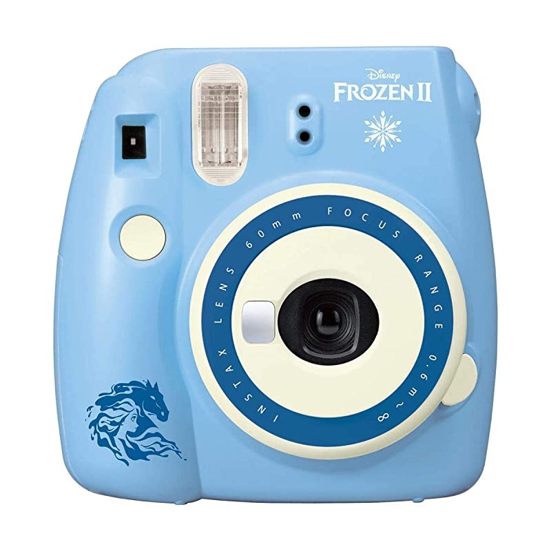instax Mini 9 Instant Camera (Disney Frozen 2) with Instax Mini Frozen 2 Instant Film, 10 Exposures Bundle (20 Pics)