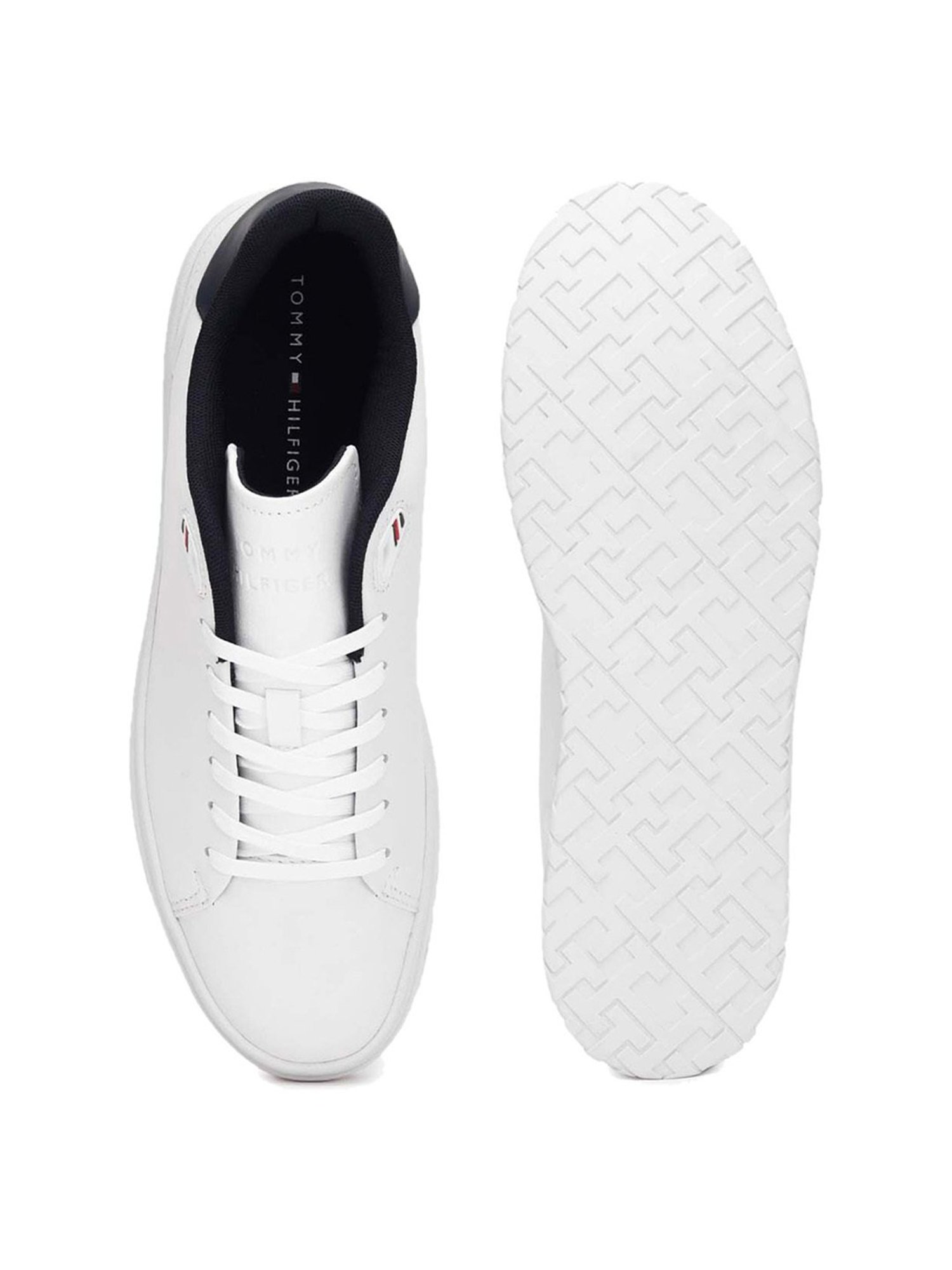 Tommy Hilfiger Men's White Casual Sneakers