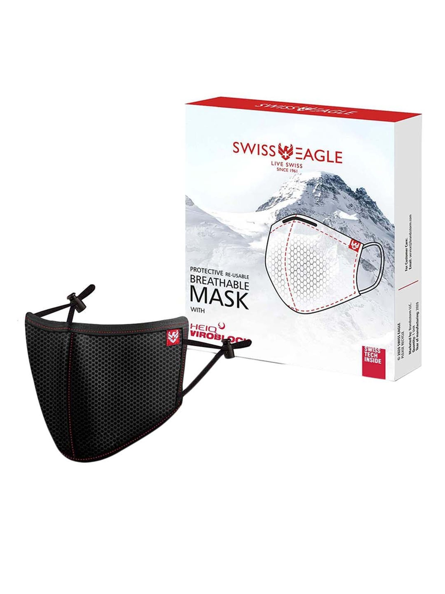 Swiss Eagle 6 Layered Reusable Face Mask