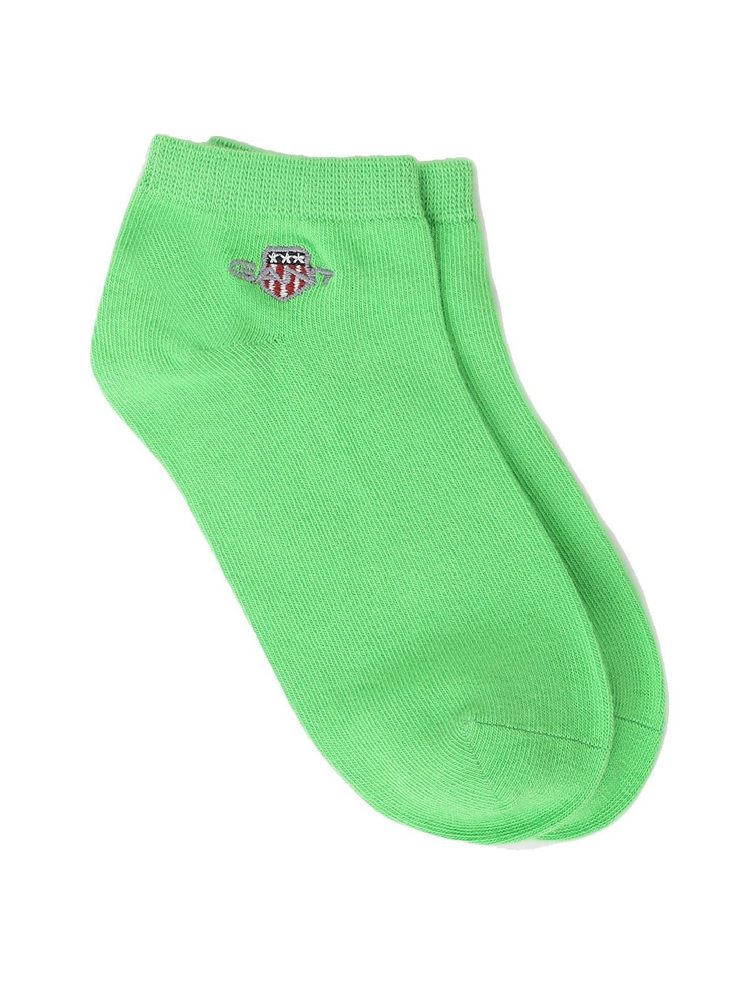 Gant Ankle Length Multicolor Cotton Solid Medium Socks - Pack of 5