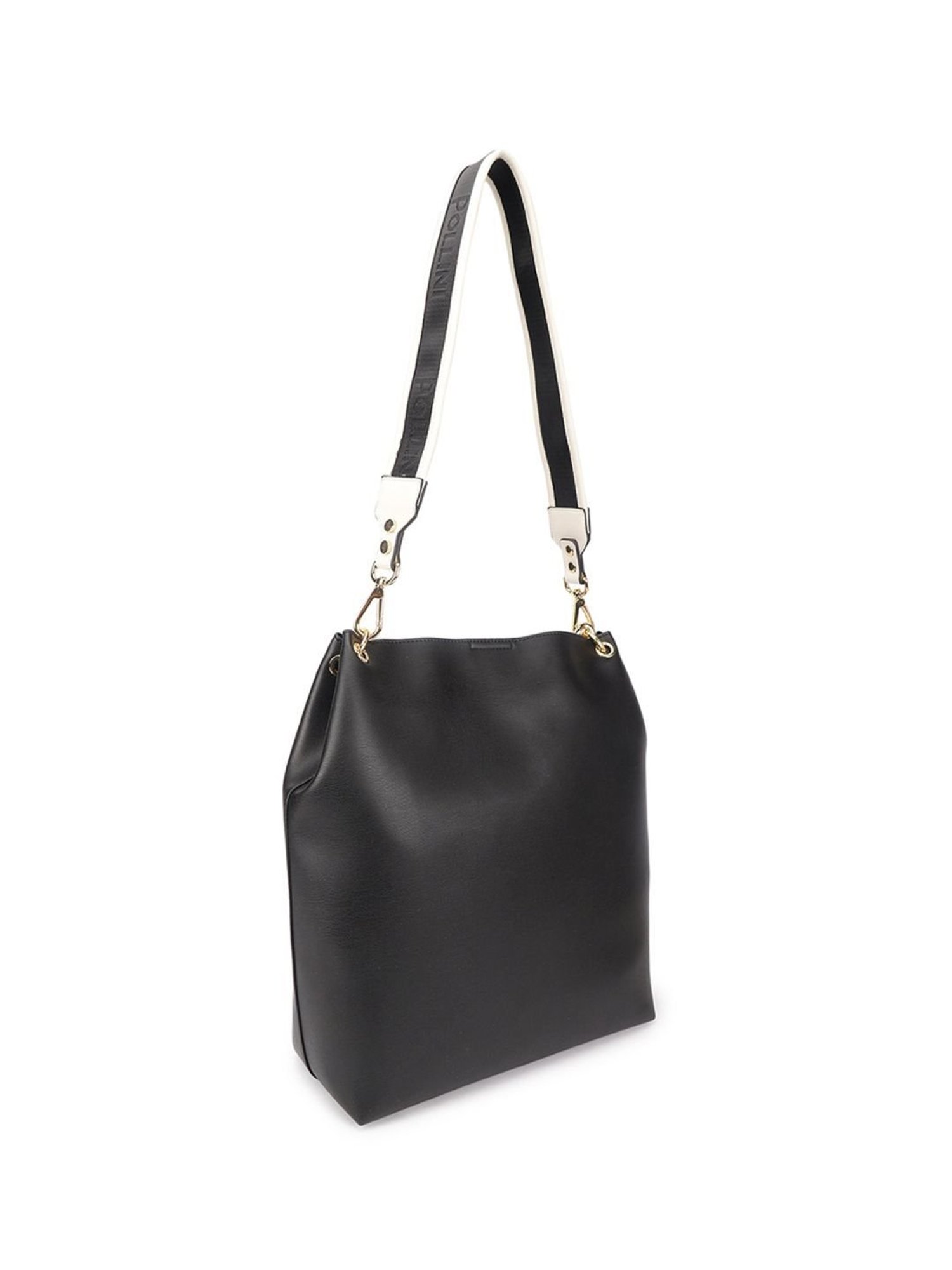 Pollini Black Large Shoulder Bag