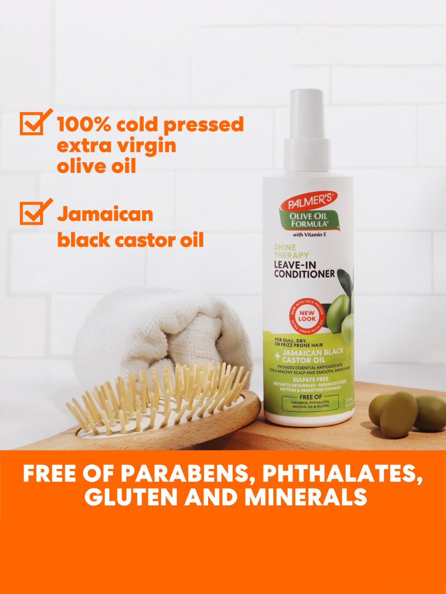 Palmer's Olive Oil Formula with Vitamin E Shine Therapy Leave-in Conditioner - 250 ml