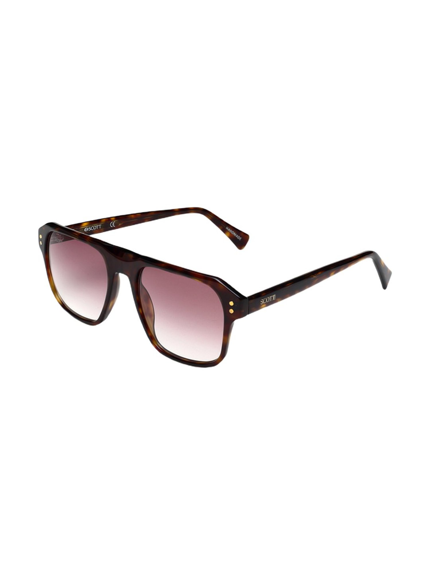 Scott Pink Square Sunglasses for Men