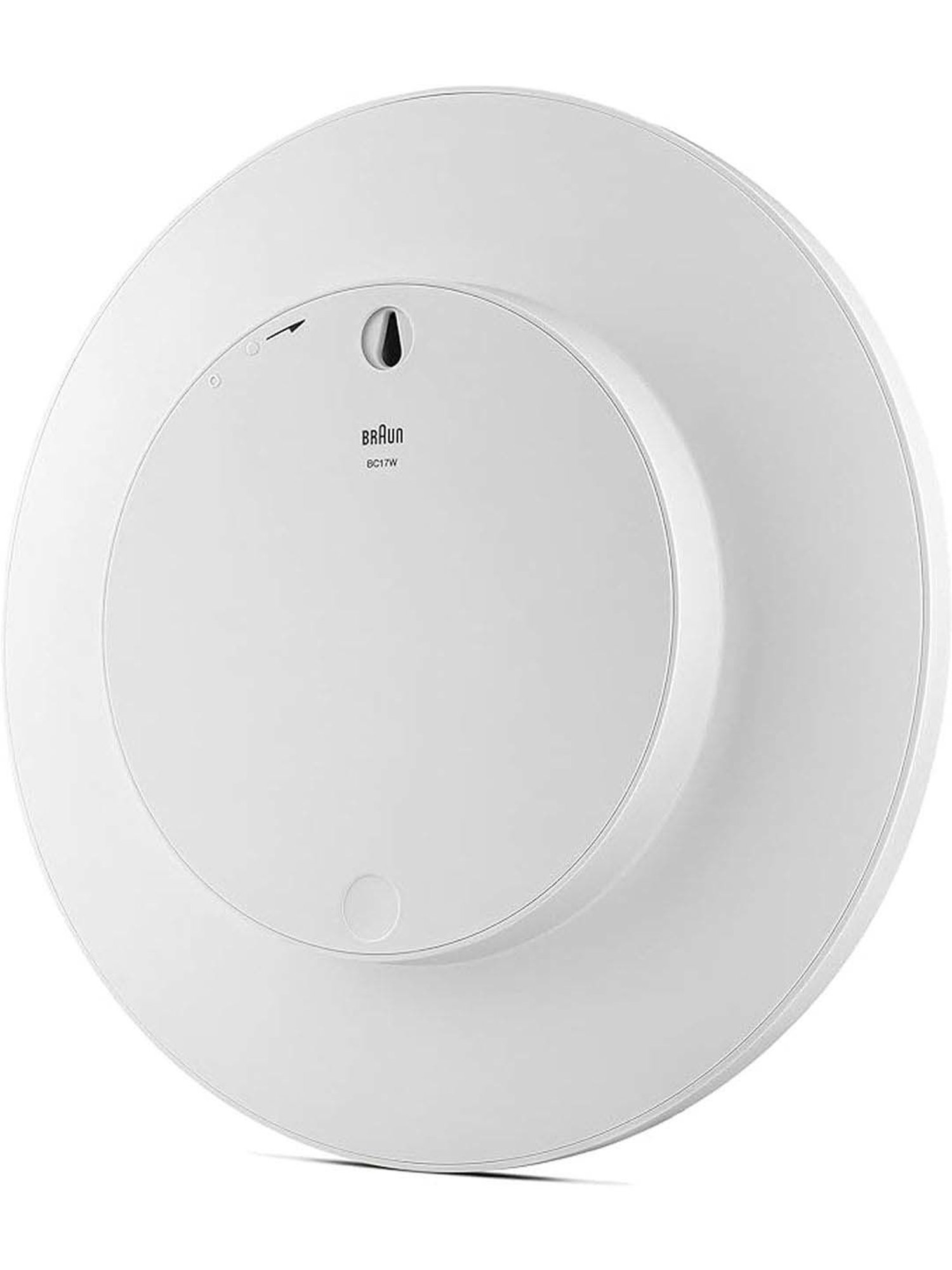 Braun White Classic Large Analog Wall Clock With Silent Sweep Movement