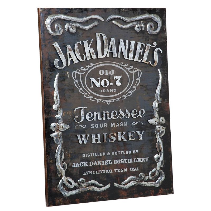 Metal Label Wall Art - Jack Daniel's