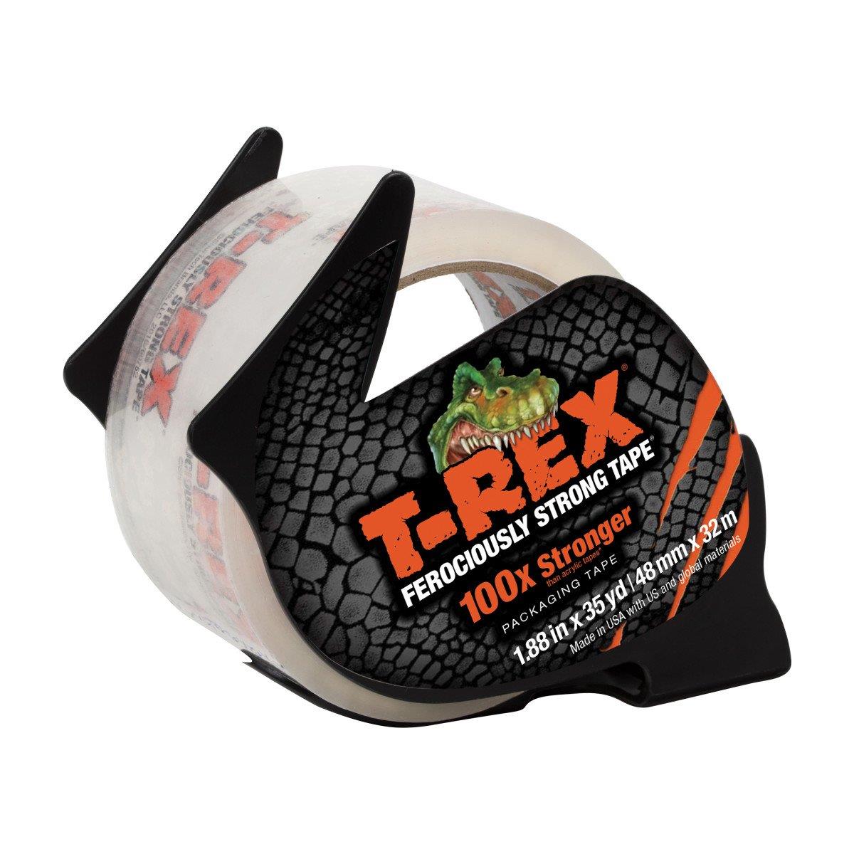 T-REX Packaging Tape 1.88" x 35 yds Crystal Clear 284713