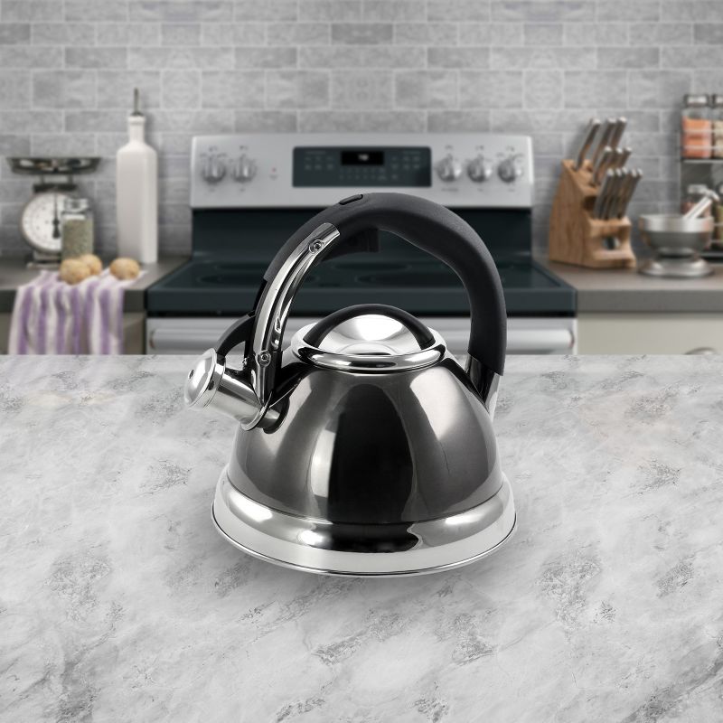 Bonjour Round Glass Teapot with Flavor Lock Infuser (34 oz)