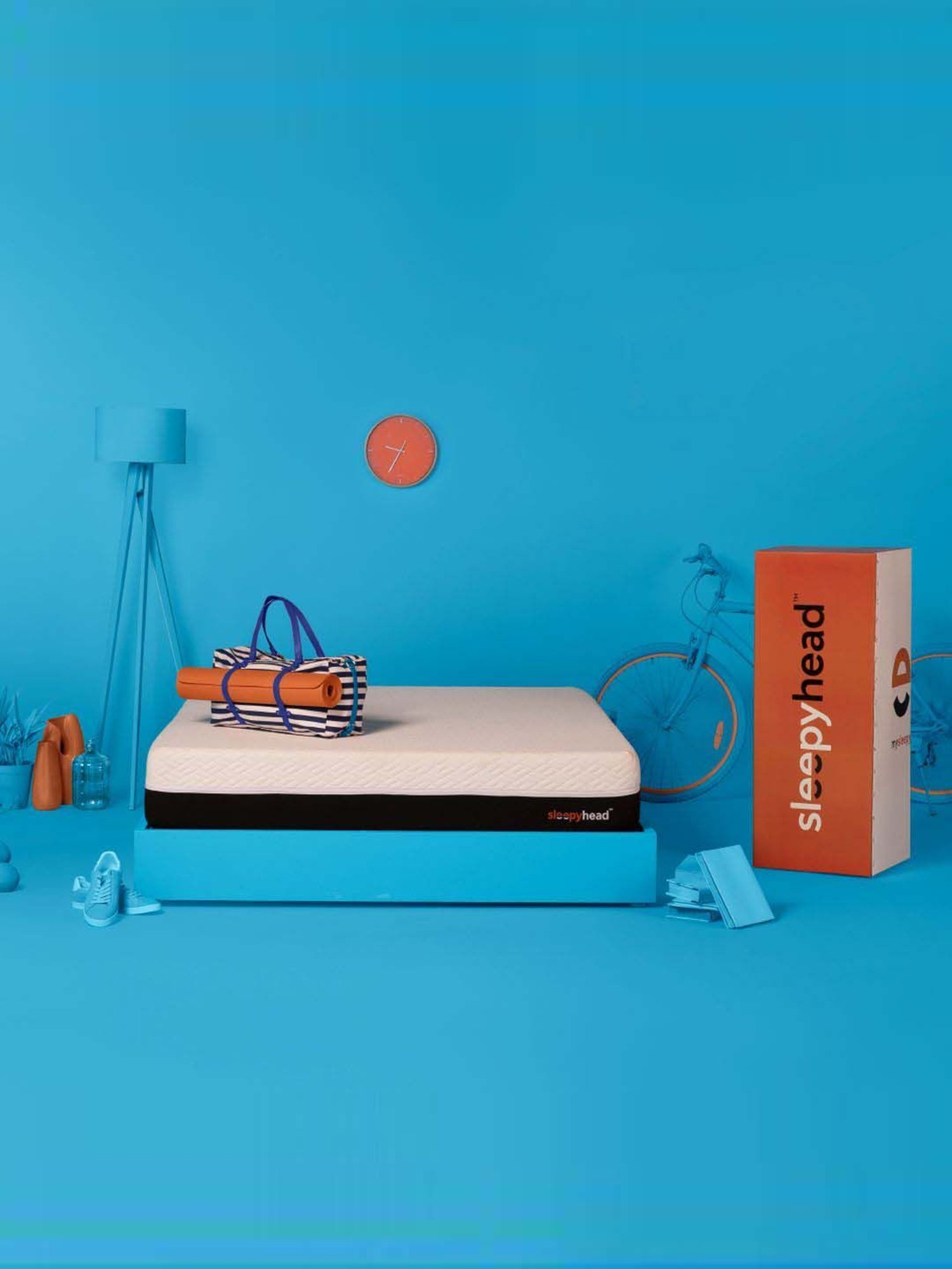 Sleepyhead Sense White Memory Foam 3 Zoned BodyIQ Orthopedic Mattress With Cooling Tech