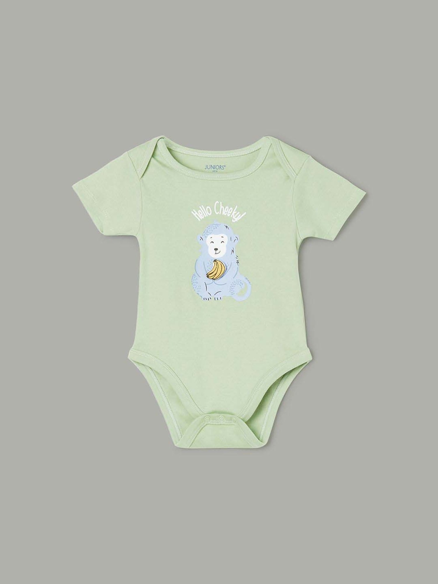 Juniors by Lifestyle Kids Sage & White Cotton Coordinate Set