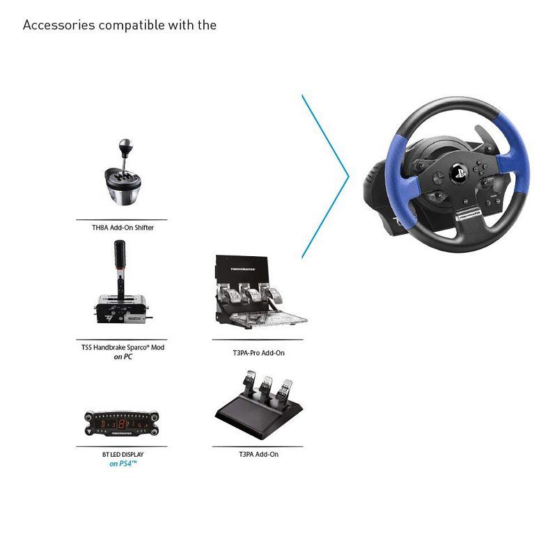 Thrustmaster T150 RS Racing Wheel for PlayStation4, PlayStation3 & PC