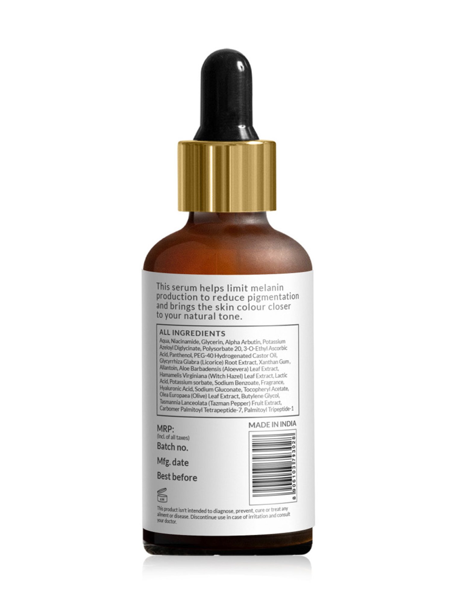 Sirona Depigmentation Face Serum with Natural Exfoliating Face Wash