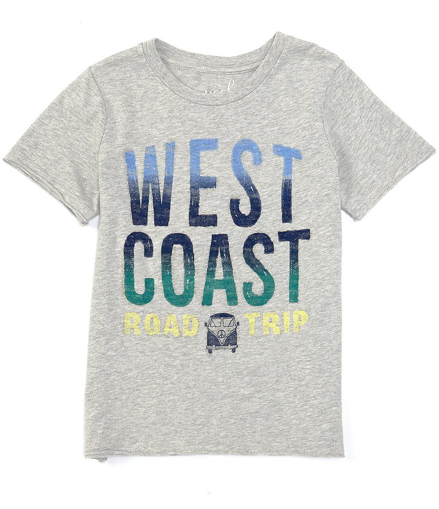 Peek Little/Big Boys 2T-12 Short-Sleeve Alex West Coast Graphic Tee