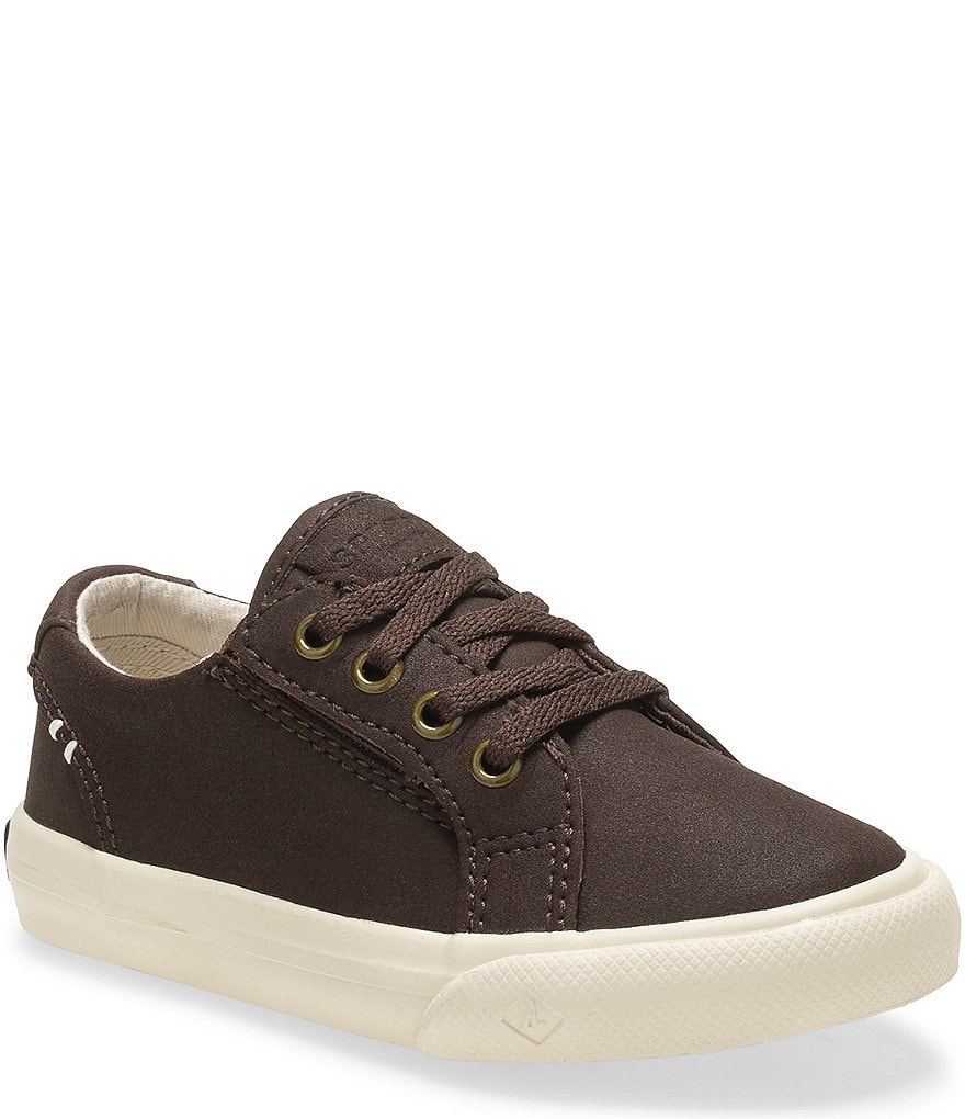 Sperry Boys' Striper II Junior Leather Sneakers (Infant)