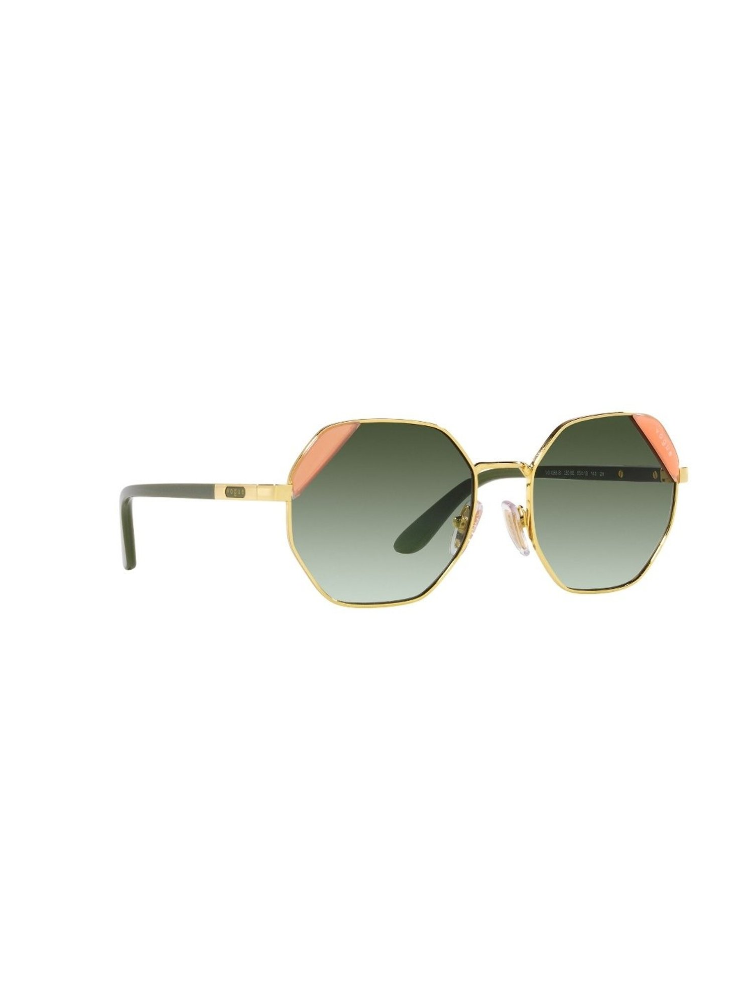 VOGUE EYEWEAR Women Gradient Green Lens Irregular Sunglasses - 0VO4268S280/8E55