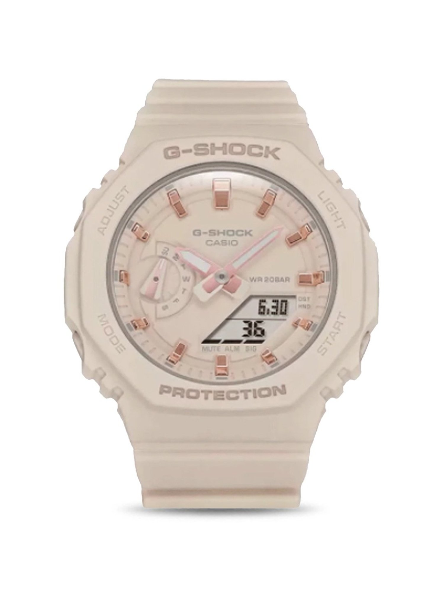 Casio G-Shock GMA-S2100-4ADR Pink Analog-Digital Dial Pink Resin Strap Women's Watch G1109