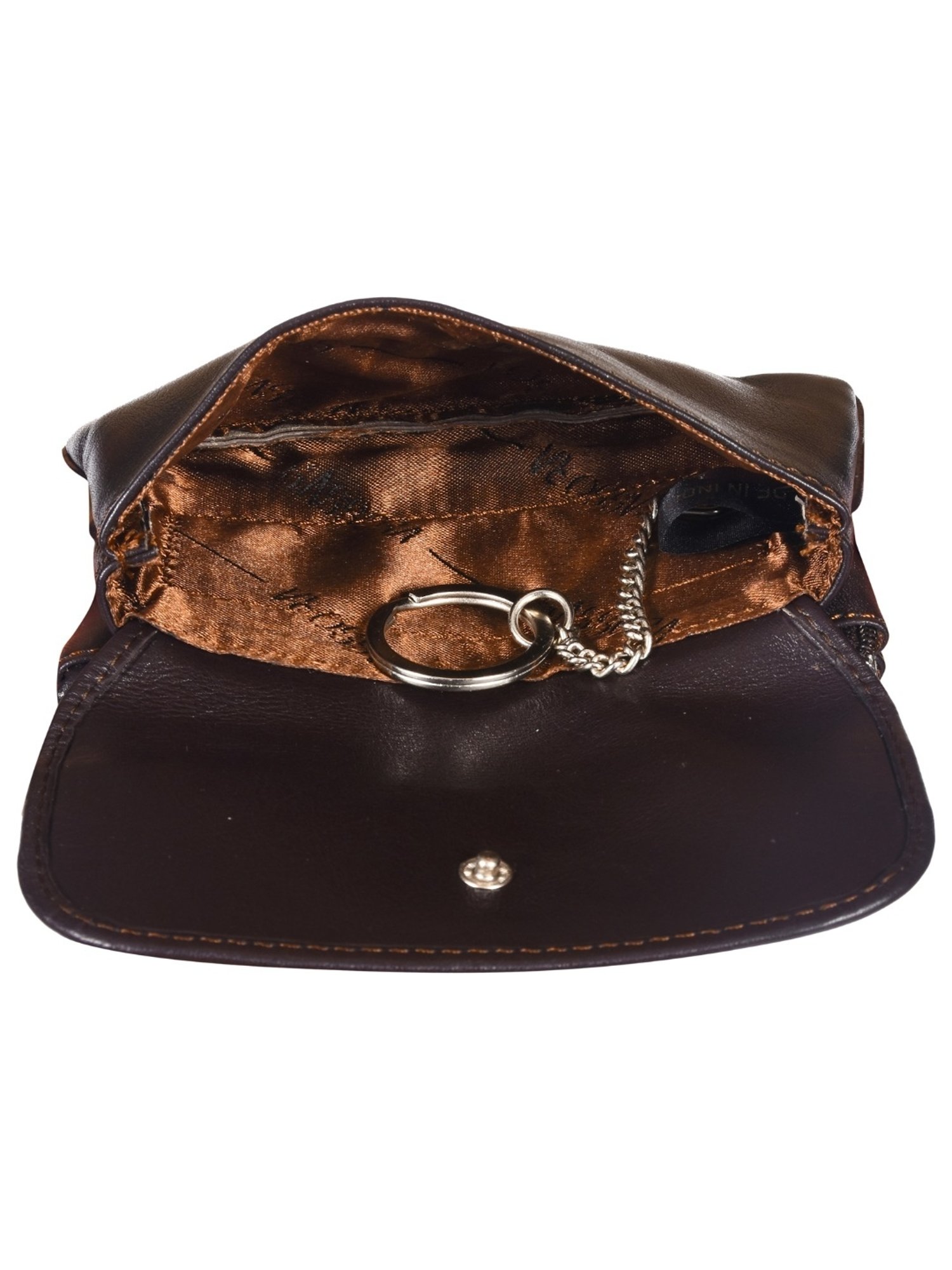 SASSORA ARIA Tan Leather Textured Wallet