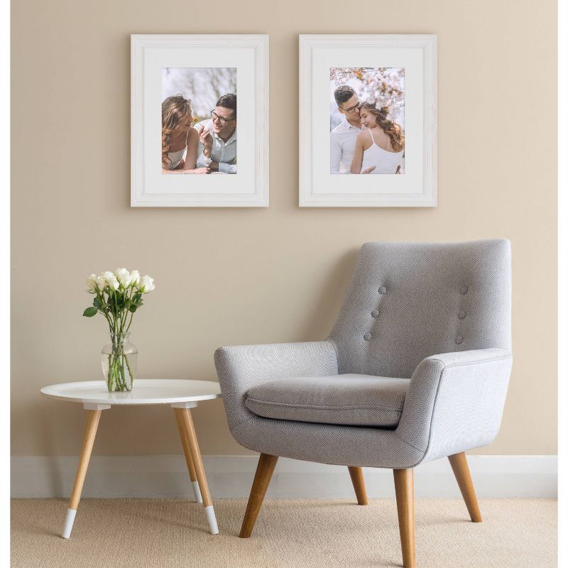 14" x 18" Bordeaux Frame Box Set White - Kate & Laurel All Things Decor