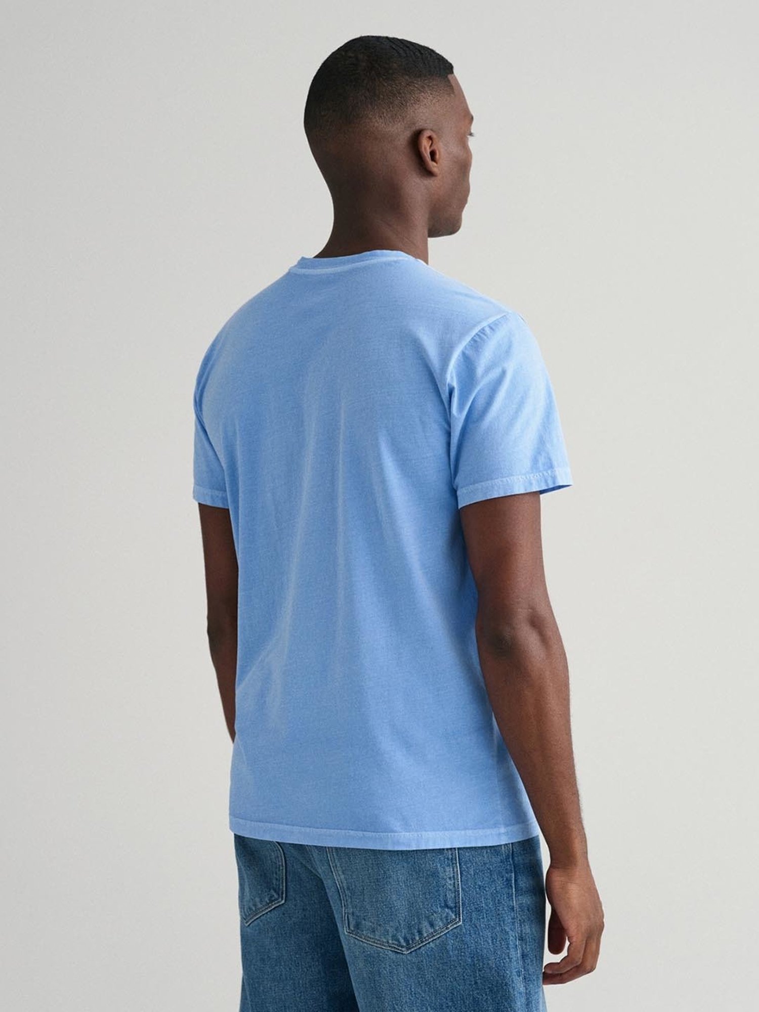 GANT Blue Cotton Modern Fit T-Shirt
