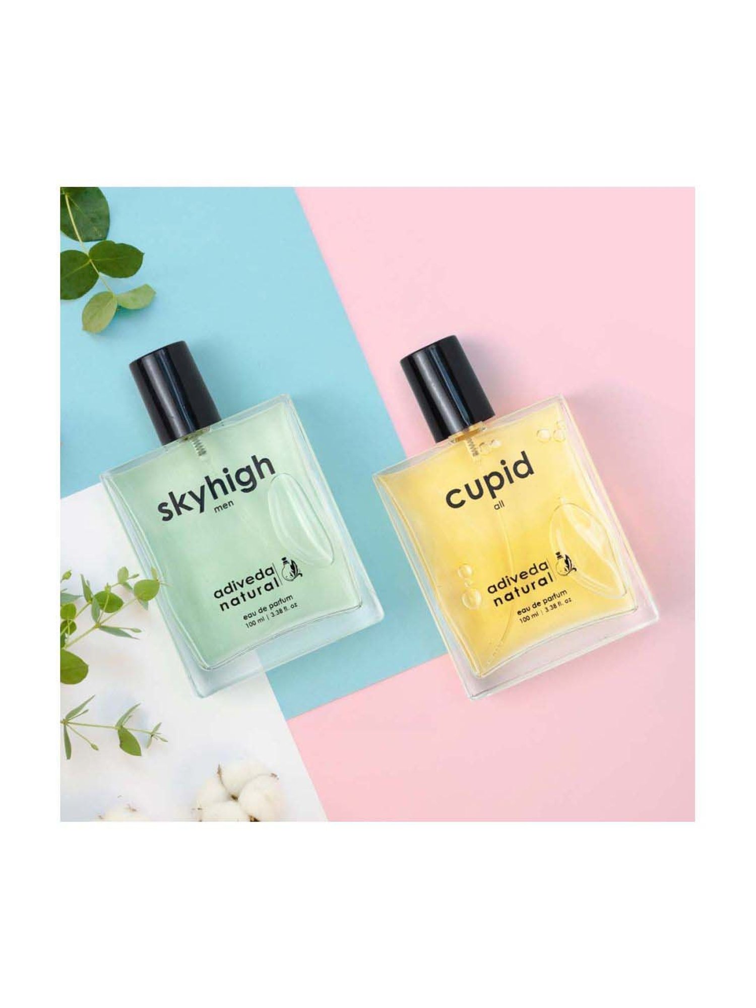 Adiveda Natural Cupid and Skyhigh For Men and Women Gift Set