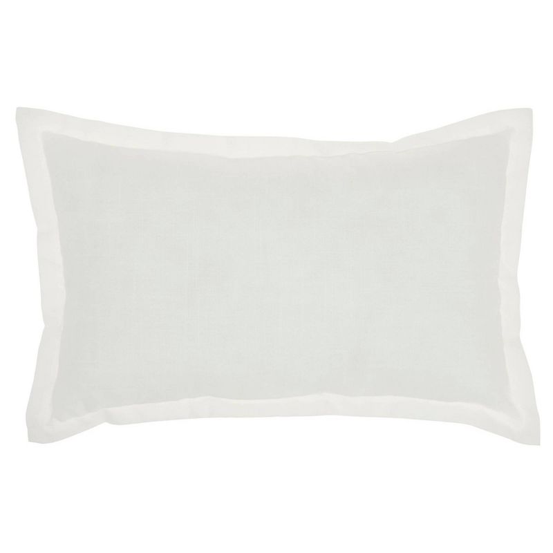 12"x20" 'Grateful' Throw Pillow White - Kathy Ireland Home