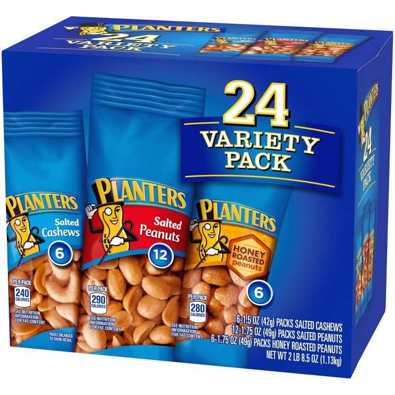 Planters Nuts Variety Pack - 8.5oz/24ct