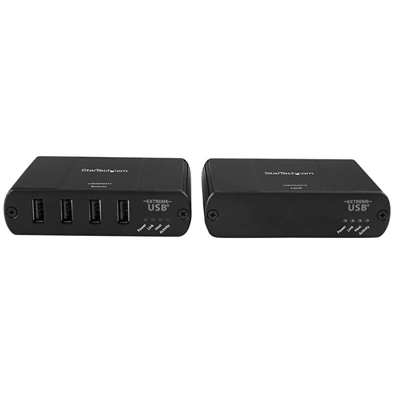 com Newer version available USB2004EXT2NA; 4-Port USB Extender - Up to 330 ft (100m) USB 2.0 over Cat5/Cat6 Extender - 480 Mbps USB Over Ethernet Extender (USB2004EXT2) , Black