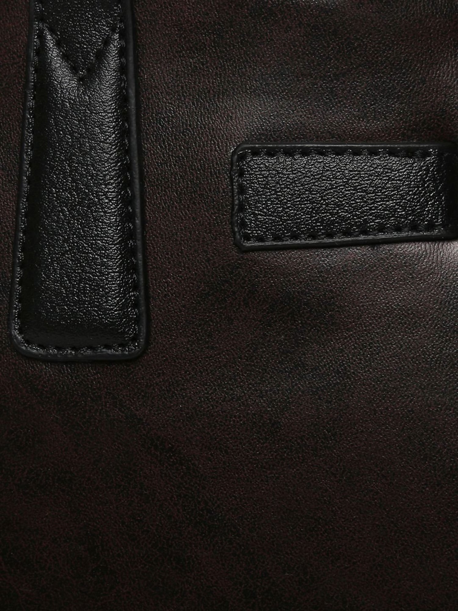 KLEIO Brown Solid Medium Handbag