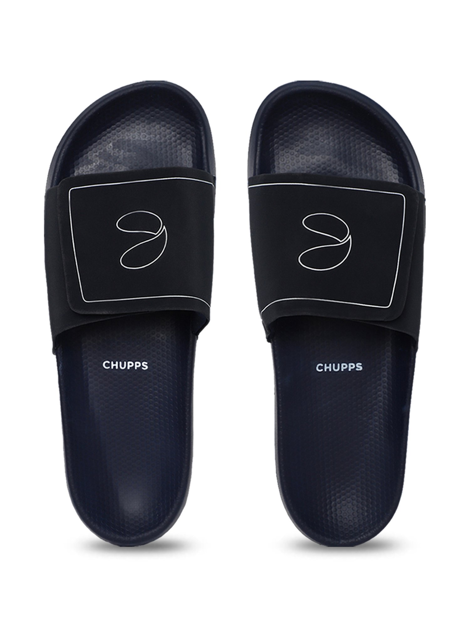 Chupps Men's Urban Edge ErgoX Plus Navy Slides