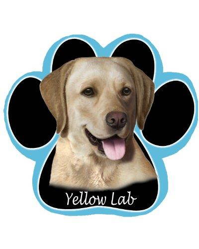 Yellow Labrador Dog Paw Non-Slip Mousepad