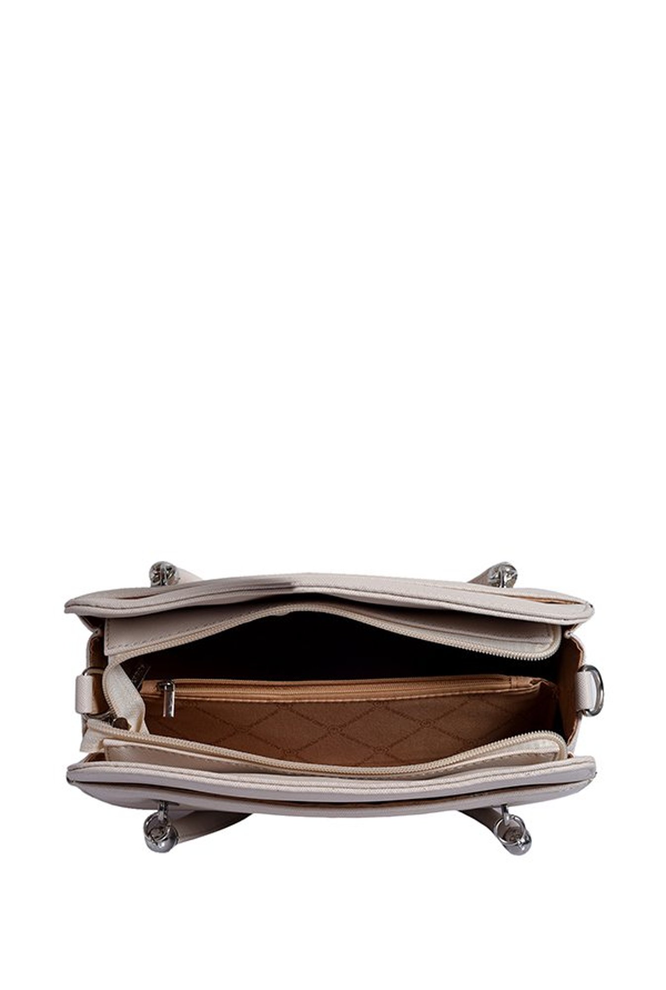 Lino Perros Off-White Solid Handbag