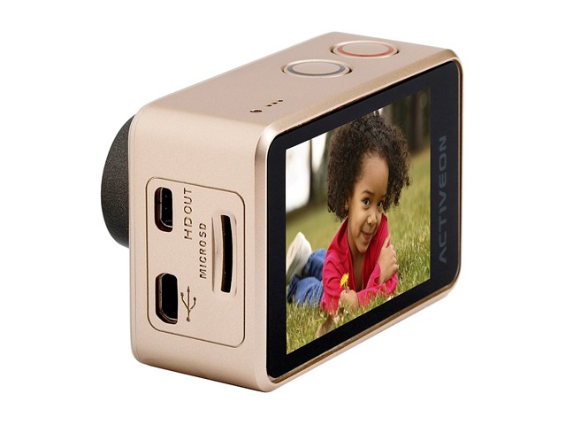 ACTIVEON CX Gold GCA10W Gold 2.00" Built-in LCD touch screen Action Camera