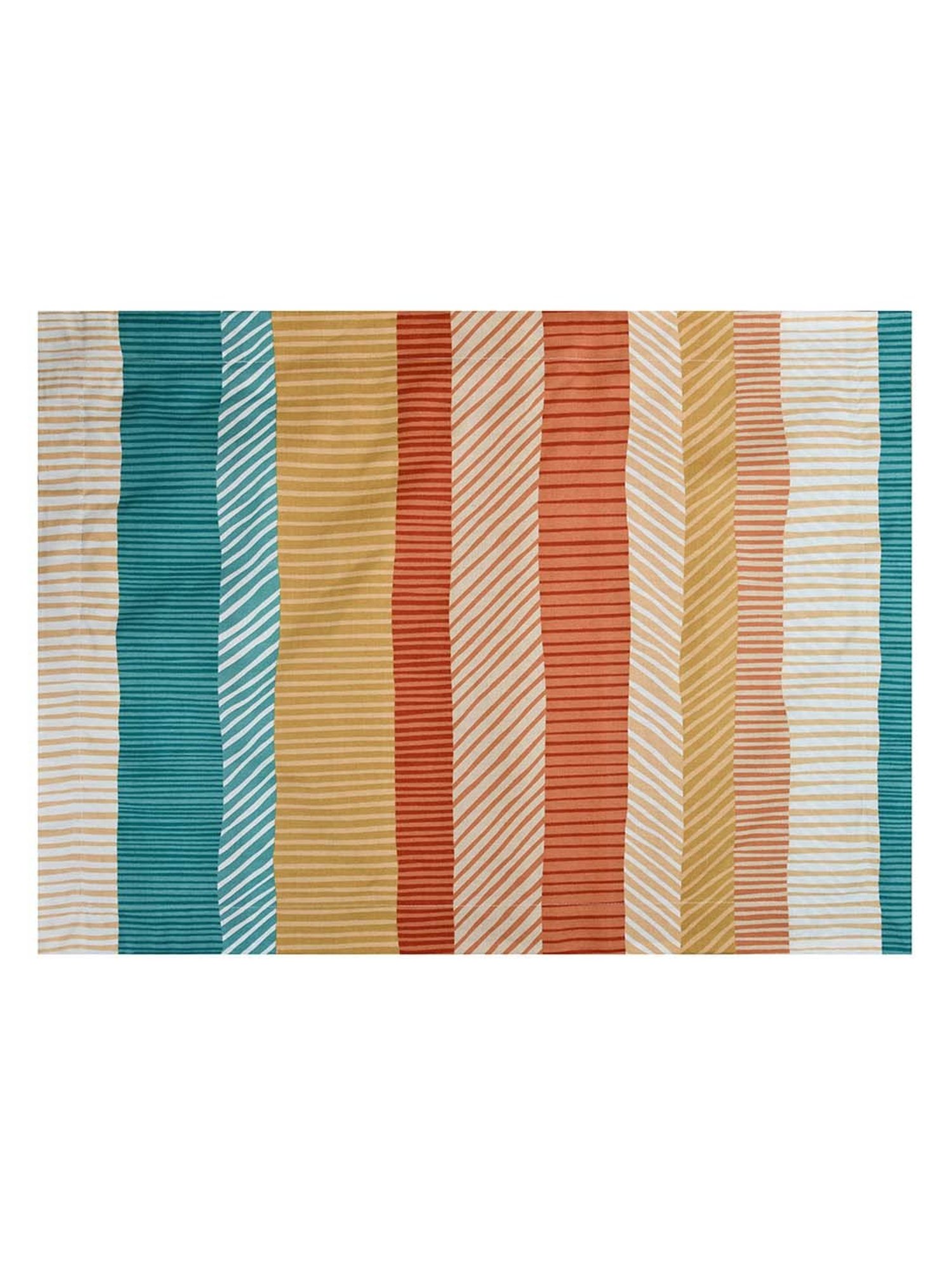 @Home Arias Multicolor 165 TC Cotton King Bedsheet with 2 Pillow Covers