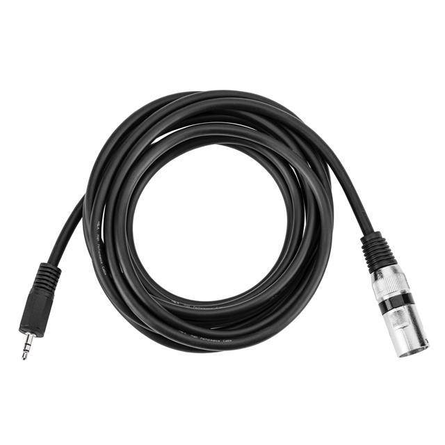 H&A 1/8" Male Mini-Jack to XLR Male Cable 10' #XSM-MM-10