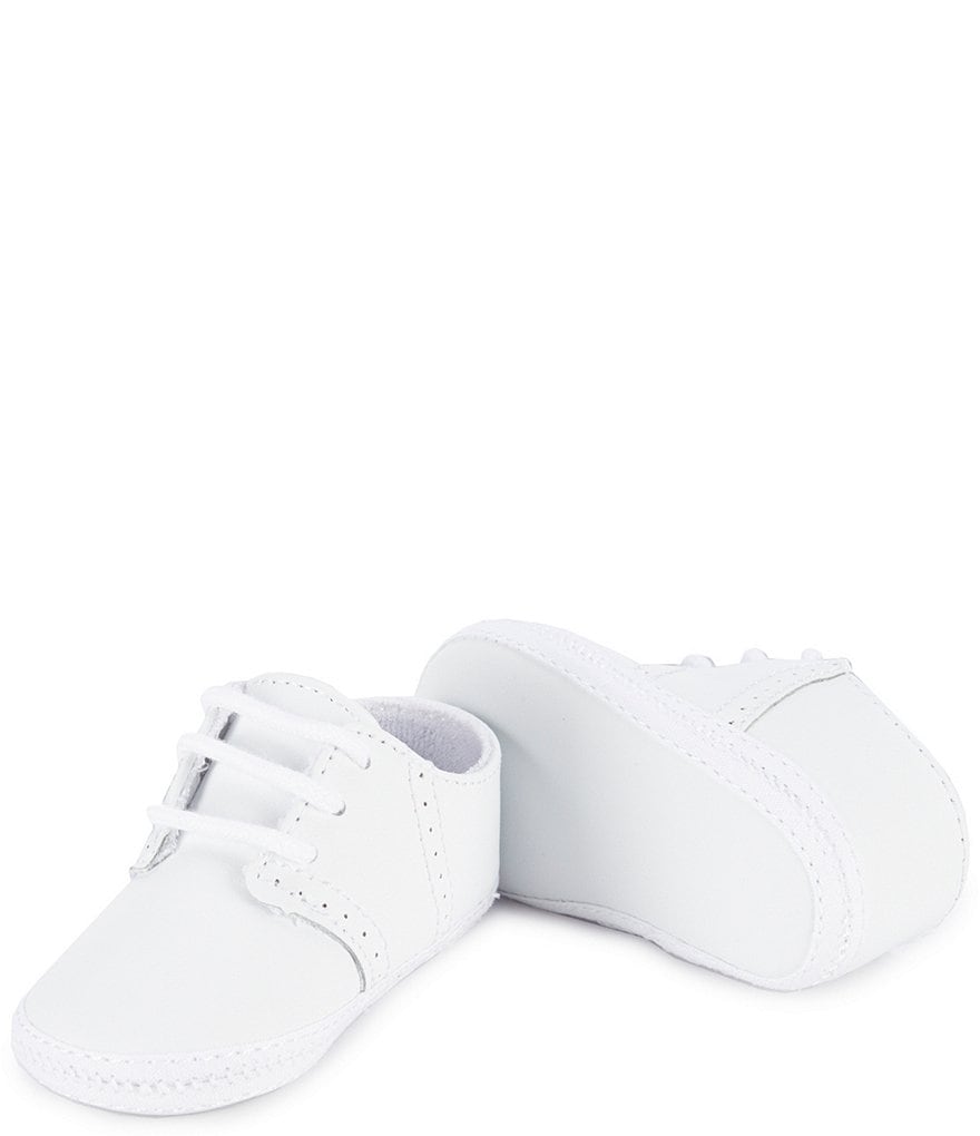 Baby Deer Saddle Oxford Crib Shoes (Infant)