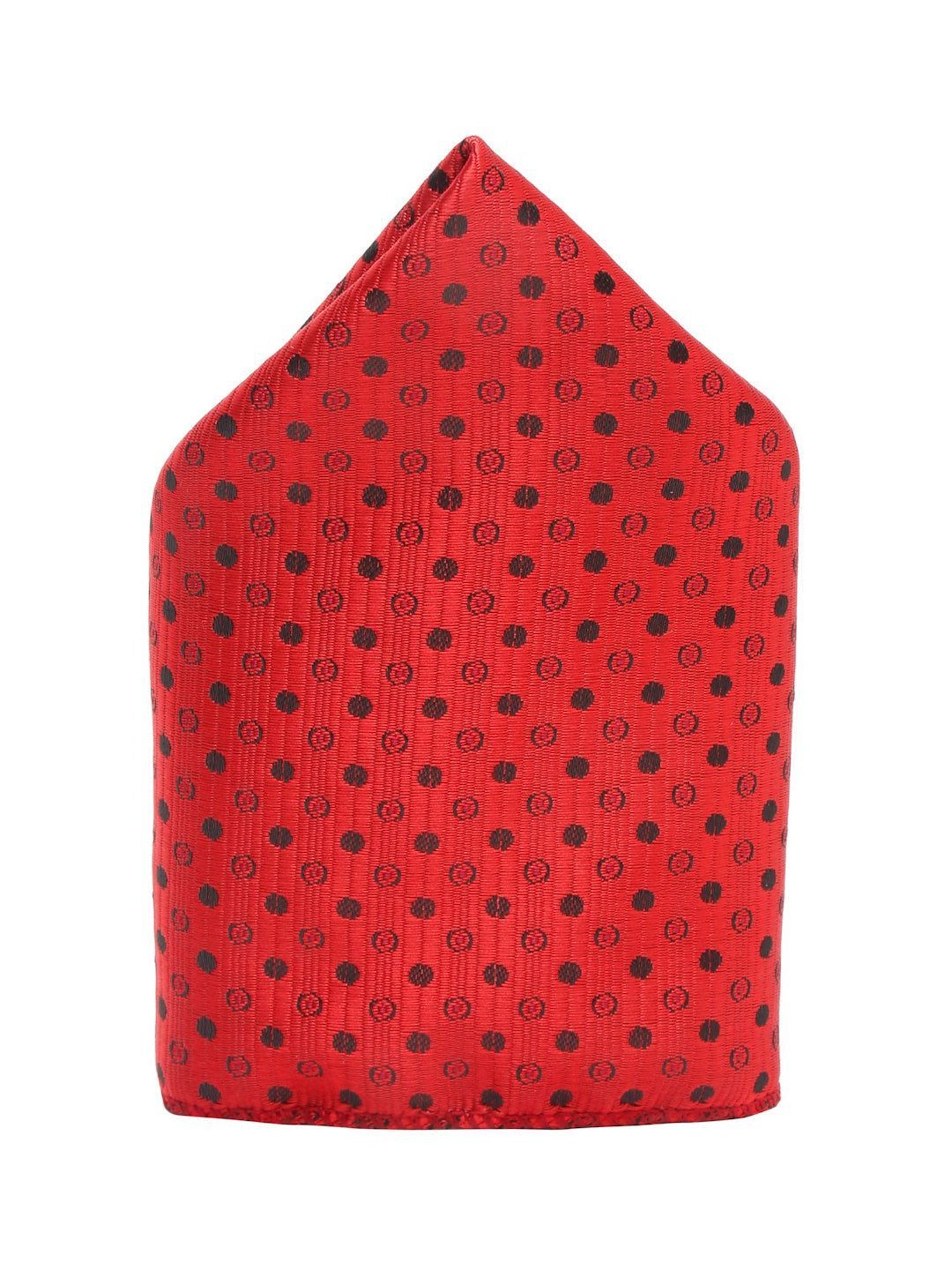 Louis Stitch Red Embroidered Necktie Gift Set - Set of 3