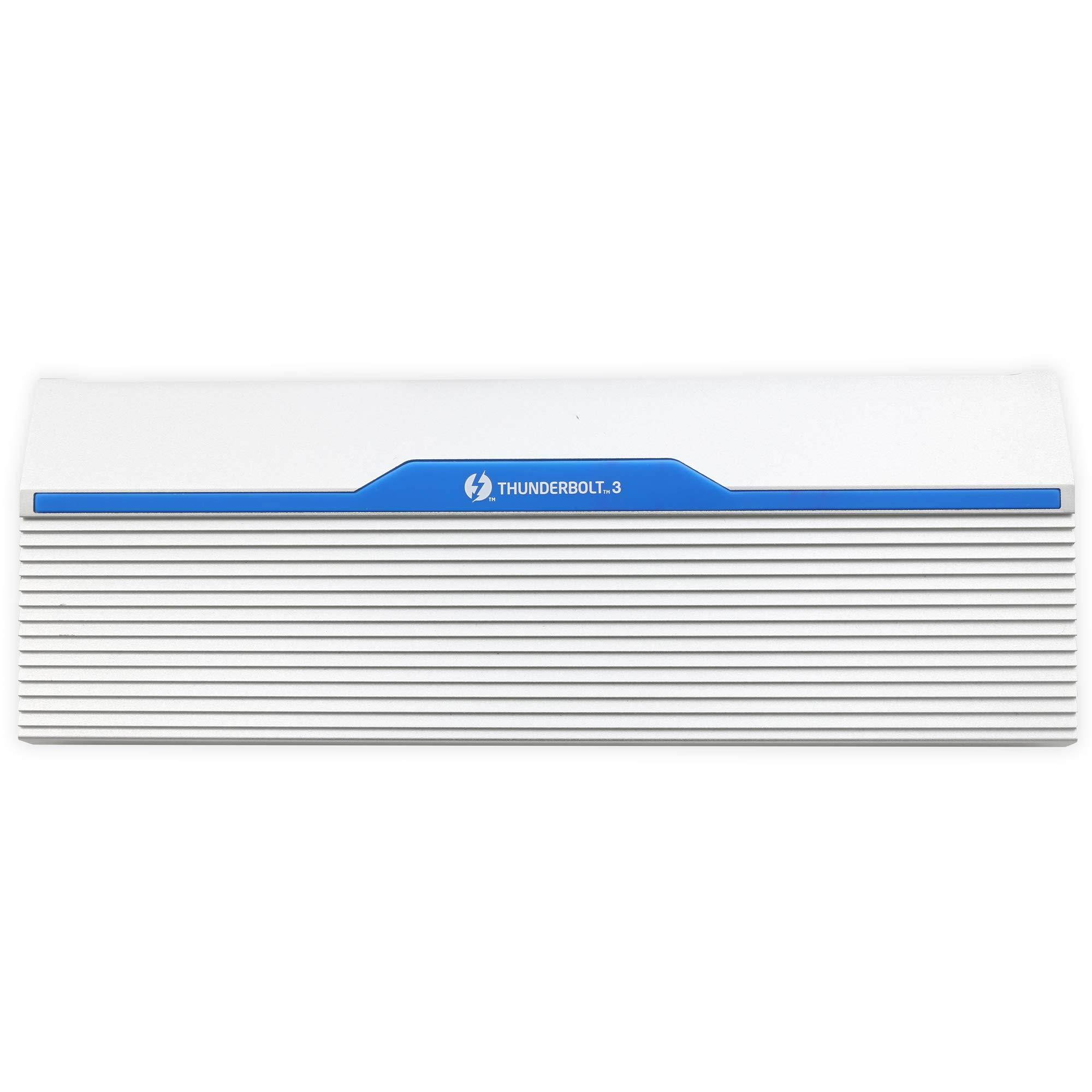 Accell Thunderbolt 3 Docking Station - PC or MAC, Dual 4K Display Support, 40Gbps USB Type C 3.1 Gen2 + Cable, 135W Power Adapter