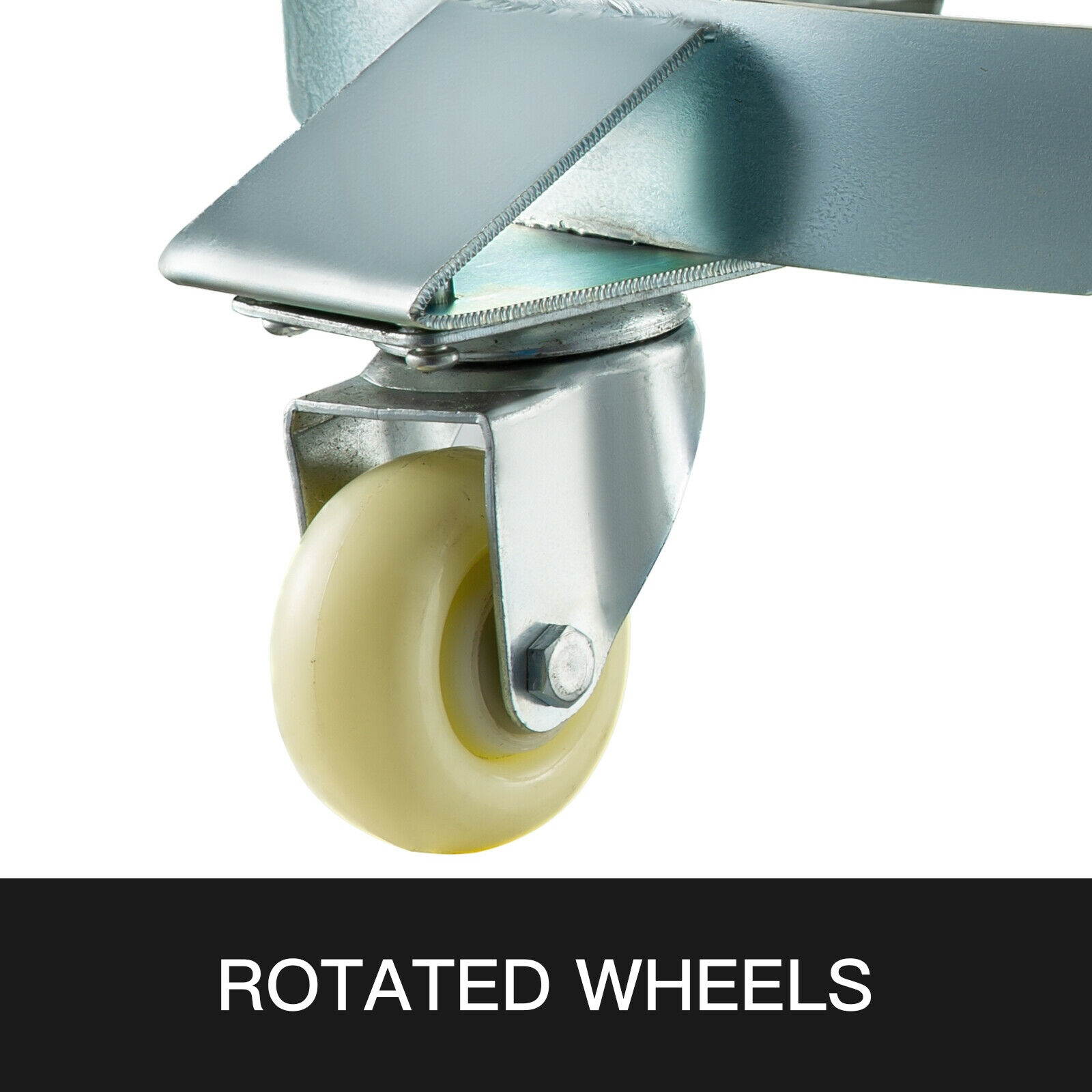 55 Gallon Drum Dolly with 5 Swivel Casters Heavy Duty Steel